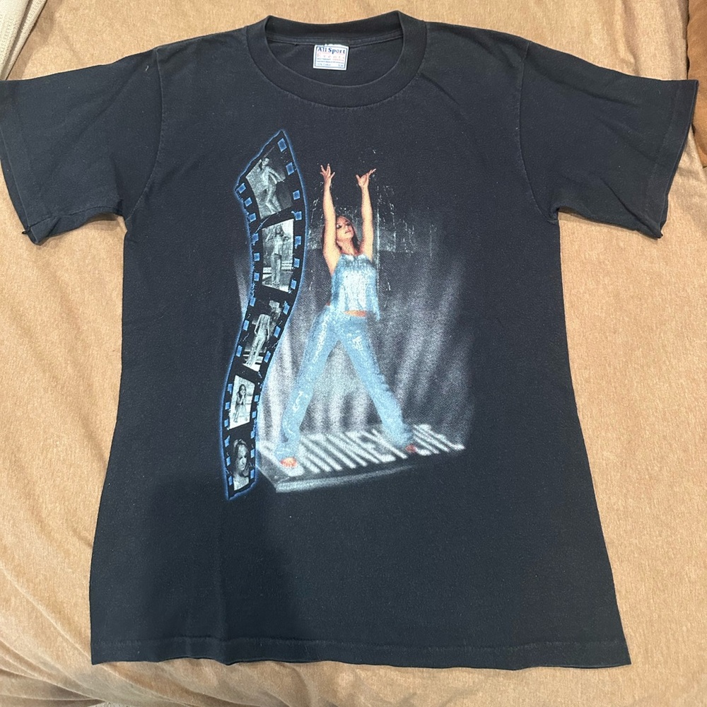 Vintage Britney Spears LIVE 2000 Tour T-Shirt Size Small